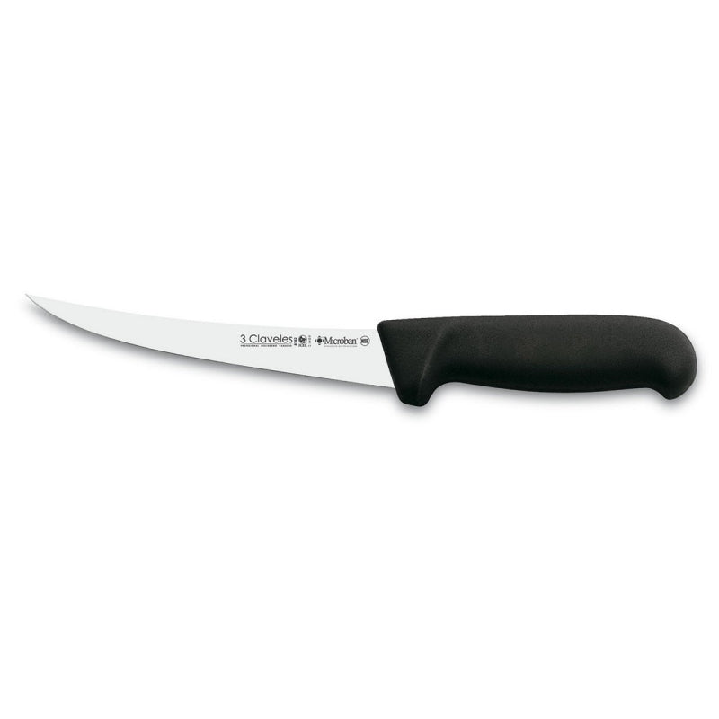 Cuchillo 3 Claveles 08180 Deshuesar Curvo 15 cm