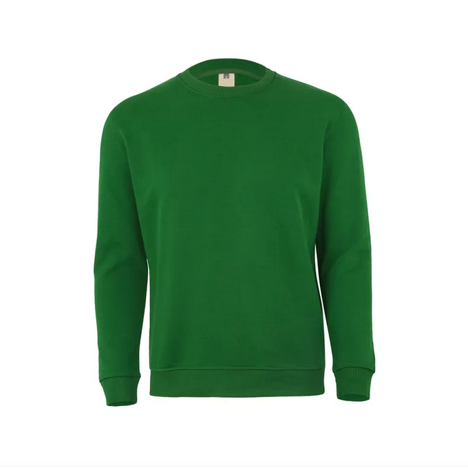 Sudadera VELILLA MK620V VERDE KELLY 600 Cuello redondo. 60%-40% 270G.