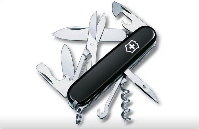 Navaja Victorinox 13703.3B1 CLIMBER 14 Usos NEGRO BLISTER