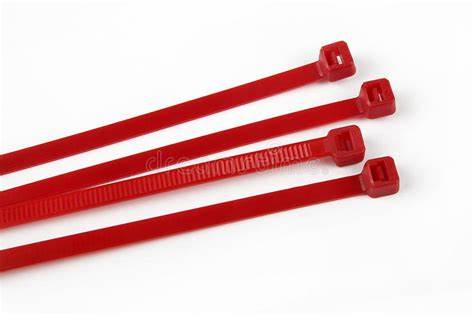 Brida ROJO 3,5X200mm. Nylon (Pack 100 Uds).