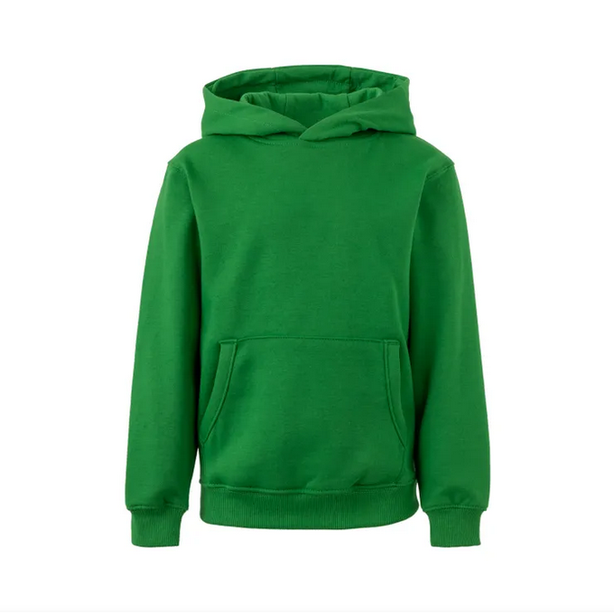 Sudadera VELILLA KIDS MK606V VERDE KELLY 600 Capucha y canguro. 60%-40% 270G.