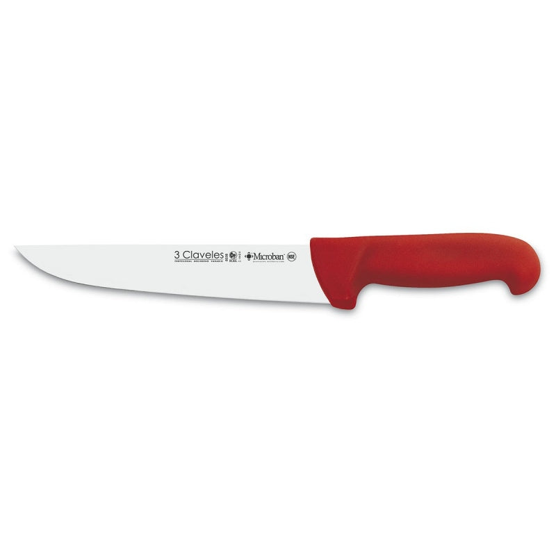 Cuchillo 3 Claveles 08038 Carnicero 24 cm ROJO