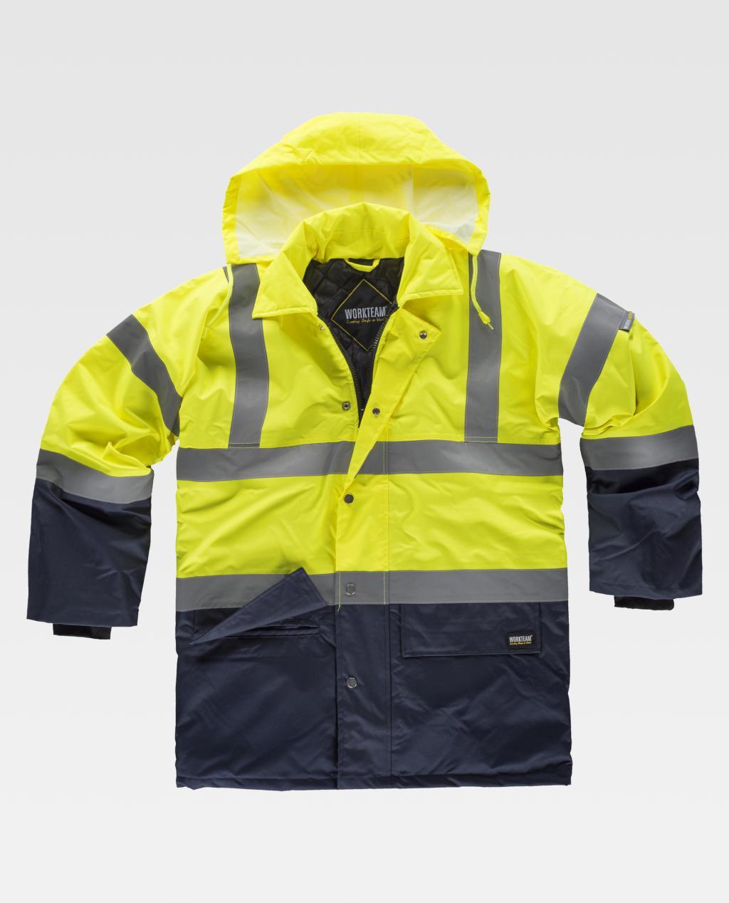 Parka Workteam C3710 Marino/Amarillo AV.