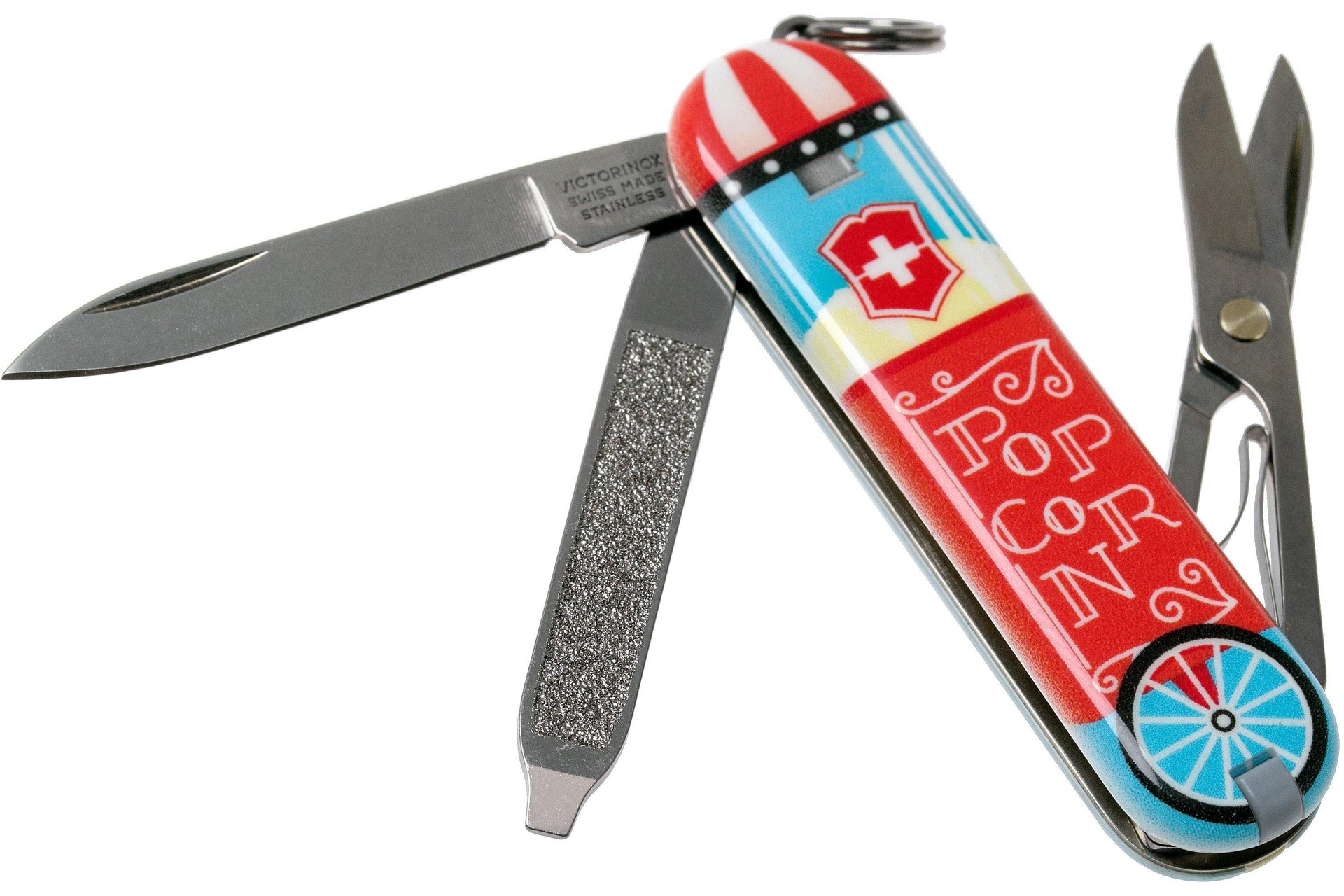 Navaja Victorinox 06223.L1910 Classic “LET IT POP”.