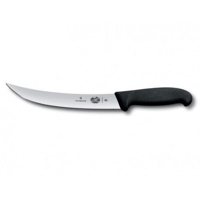 Cuchillo Carnicero Victorinox 5.7303.25 25cm Curvo NEGRO