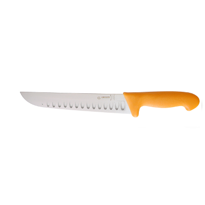 Cuchillo Giesser 4025-WWL 24 cm AMARILLO ALVEOLOS Carni.