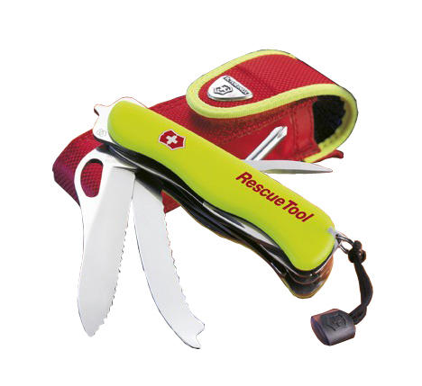 Navaja Victorinox 8623.MWN de Rescate Fluorescente con funda.