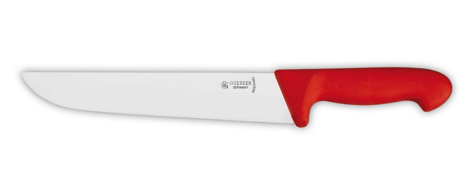 Cuchillo Giesser 4005 R 30 cm ROJO Carnicero.