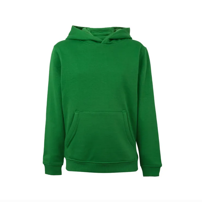 Sudadera VELILLA KIDS MK606V VERDE REAL 605 Capucha y canguro. 60%-40% 270G.