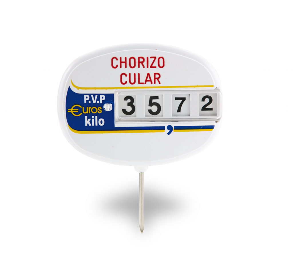 Cartel Fleta 2000  Pinchar 102x78mm BLANCO