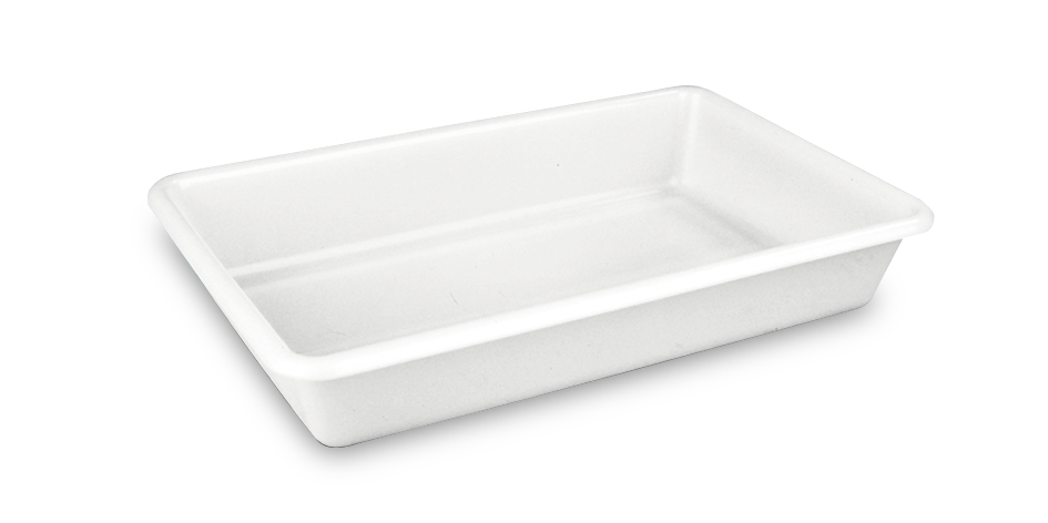 Cubeta Congost 1543 Rectangular Encajable 5 L. 435x285x80mm BLANCO.