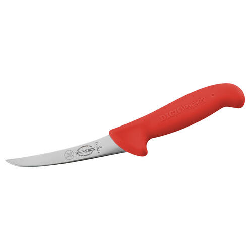 Cuchillo Dick 8 2991 13cm Curvo Rígido ROJO