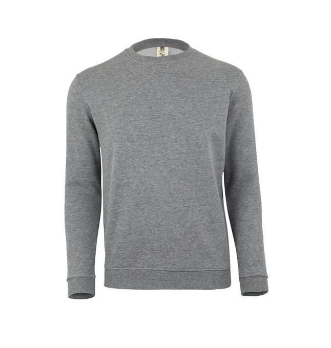 Sudadera VELILLA MK620V GRIS HEATHER 202 Cuello redondo. 60%-40% 270G.