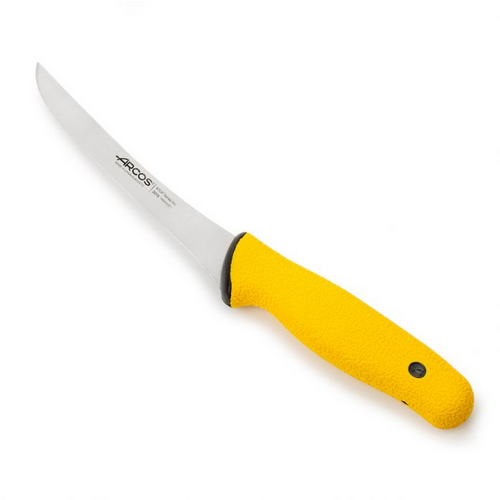 Cuchillo Arcos 201500 AMARILLO 16 cm. SEMI-RIGIDO.