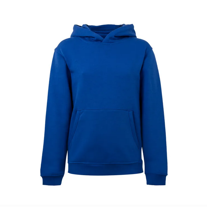 Sudadera VELILLA KIDS MK606V AZUL ROYAL 502 Capucha y canguro. 60%-40% 270G.