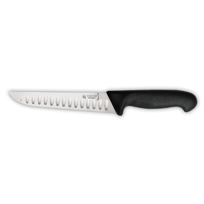 Cuchillo Giesser 4025-WWL 30 cm NEGRO ALVEOLOS Carni.