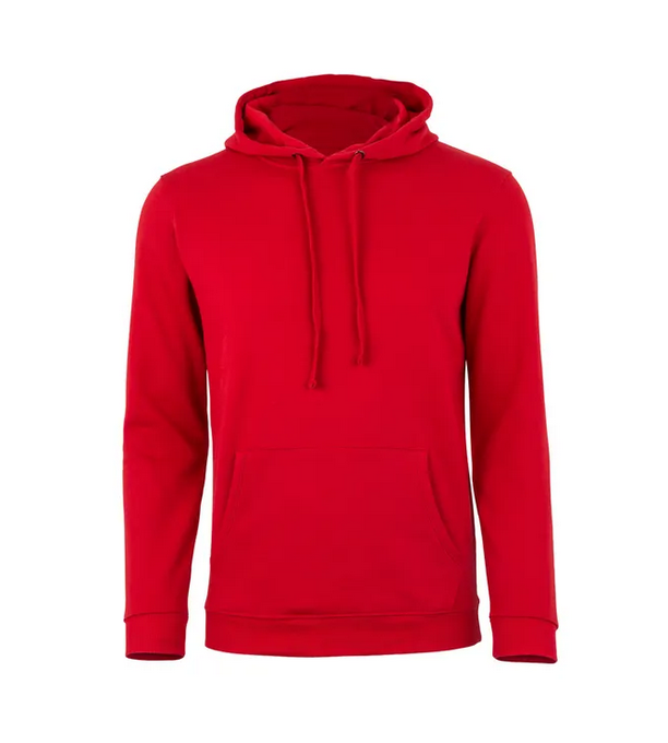 Sudadera VELILLA MK605V ROJO 400 Capucha y canguro. 60%-40% 270G.