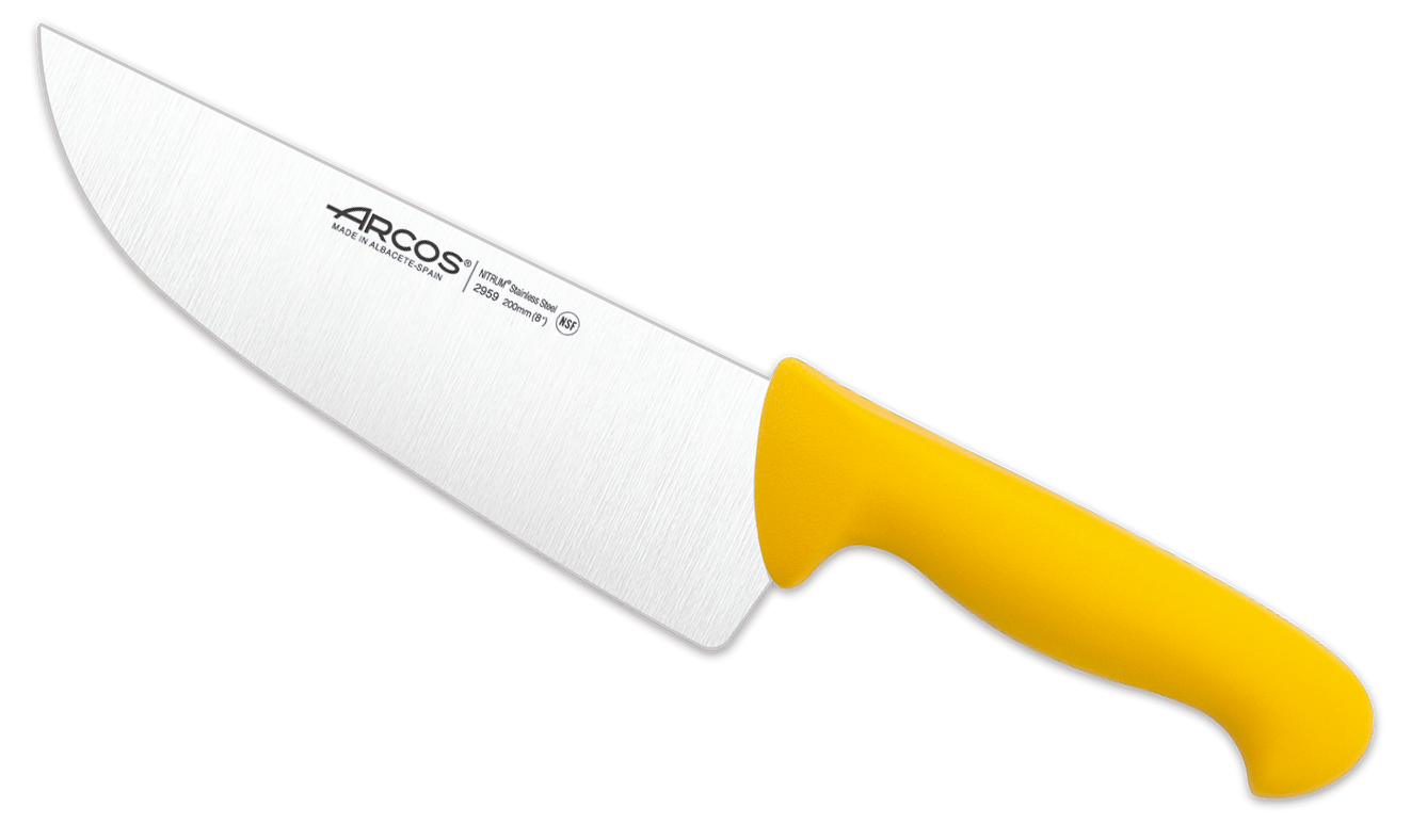 Cuchillo Arcos 295900 AMARILLO 20 cm. SERIE 2900