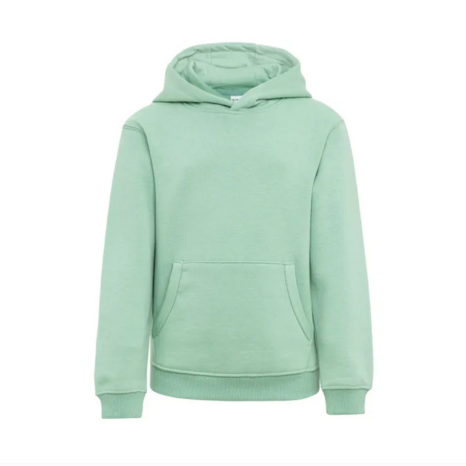 Sudadera VELILLA KIDS MK606V VERDE SAGE 613 Capucha y canguro. 60%-40% 270G.